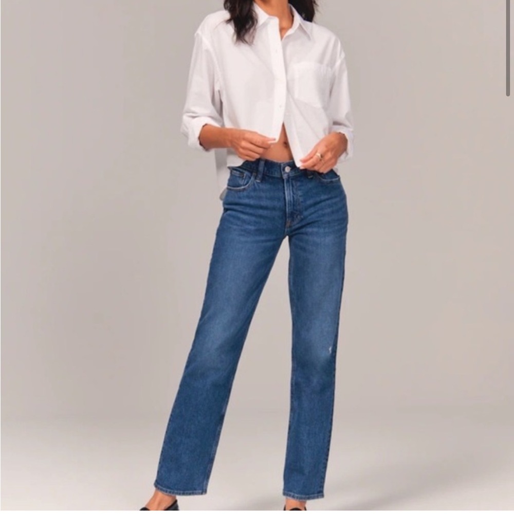 Abercrombie 90’s straight jeans